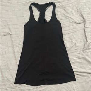 Lululemon Athletica Black Fitted Sleeveless Tank Top